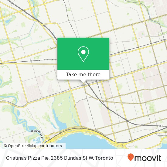 Cristina's Pizza Pie, 2385 Dundas St W map