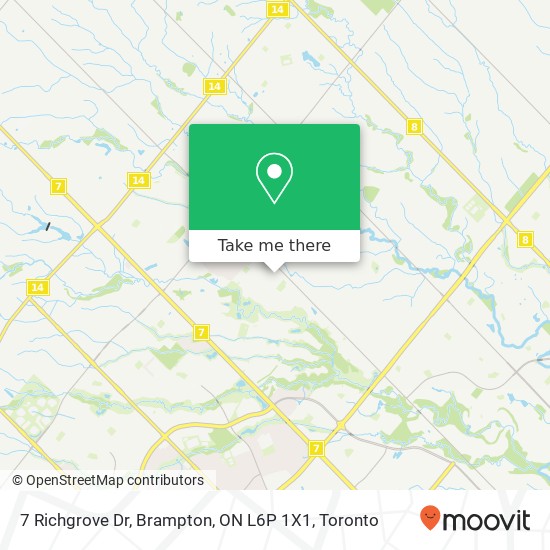 7 Richgrove Dr, Brampton, ON L6P 1X1 map