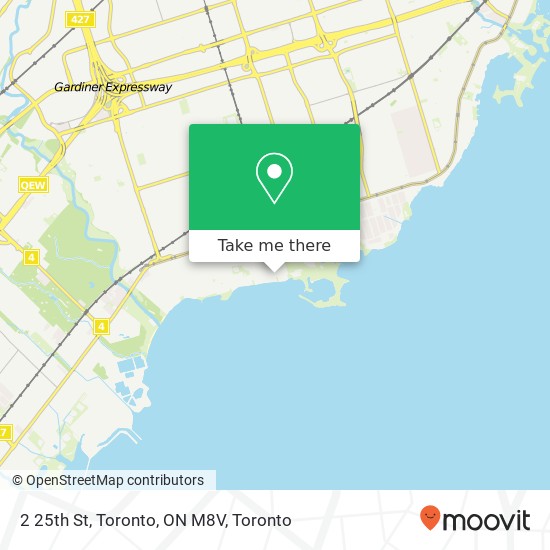 2 25th St, Toronto, ON M8V map