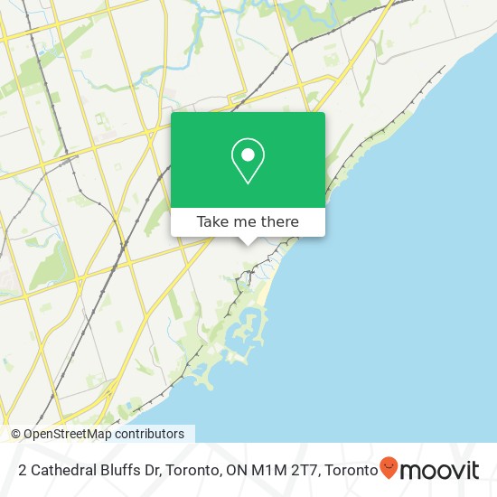 2 Cathedral Bluffs Dr, Toronto, ON M1M 2T7 map