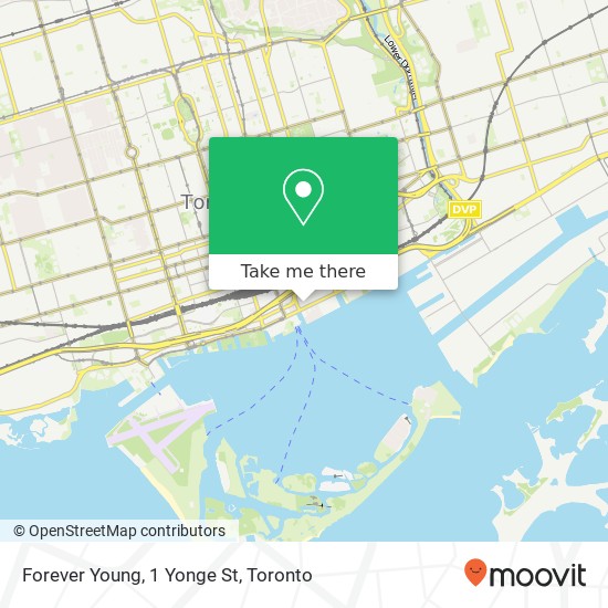 Forever Young, 1 Yonge St plan