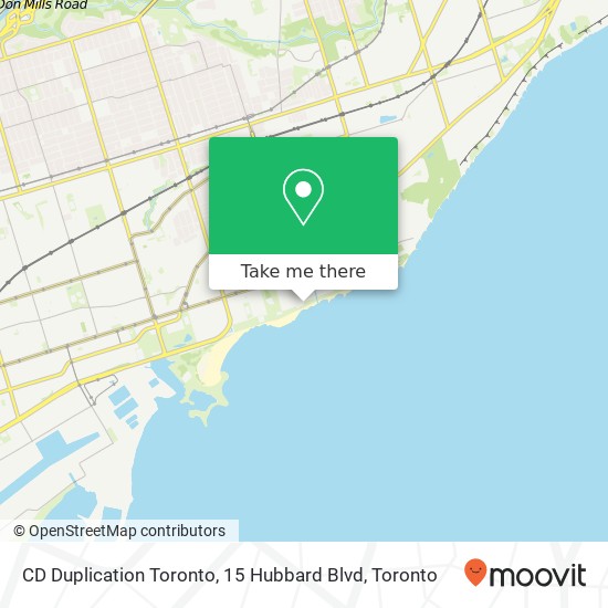 CD Duplication Toronto, 15 Hubbard Blvd map
