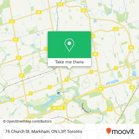 76 Church St, Markham, ON L3P map