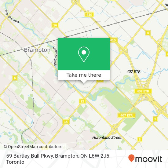 59 Bartley Bull Pkwy, Brampton, ON L6W 2J5 map