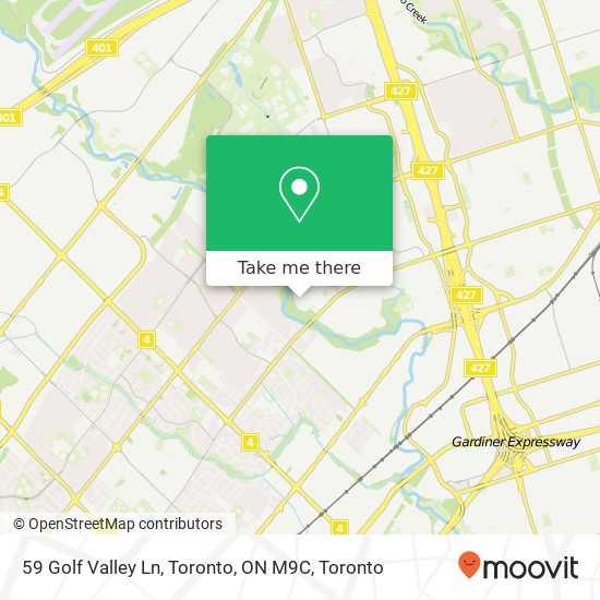 59 Golf Valley Ln, Toronto, ON M9C plan