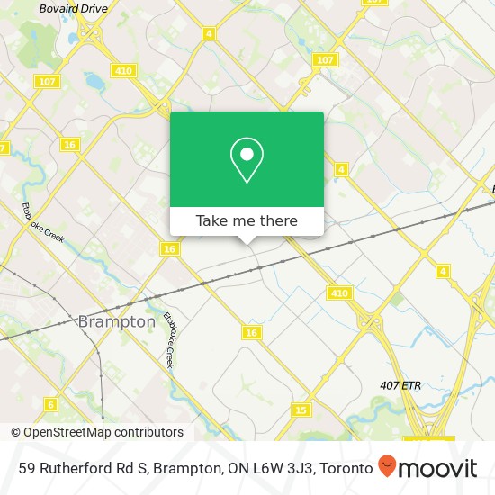 59 Rutherford Rd S, Brampton, ON L6W 3J3 map