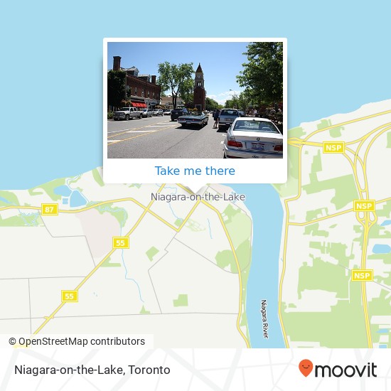 Niagara-on-the-Lake map