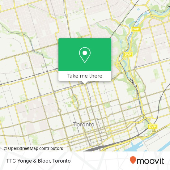 TTC-Yonge & Bloor map