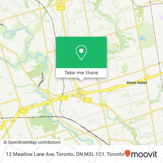 12 Meadow Lane Ave, Toronto, ON M3L 1C1 plan