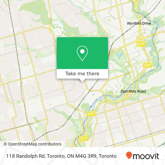 118 Randolph Rd, Toronto, ON M4G 3R9 map