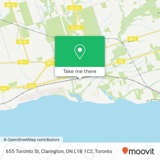 655 Toronto St, Clarington, ON L1B 1C2 map