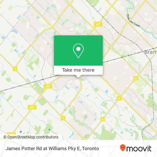 James Potter Rd at Williams Pky E map