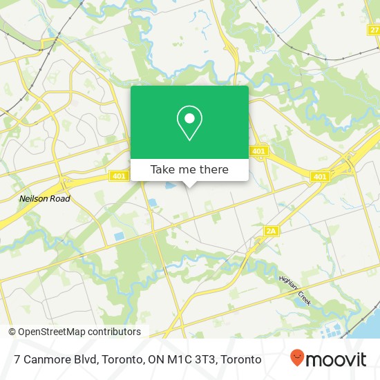7 Canmore Blvd, Toronto, ON M1C 3T3 map