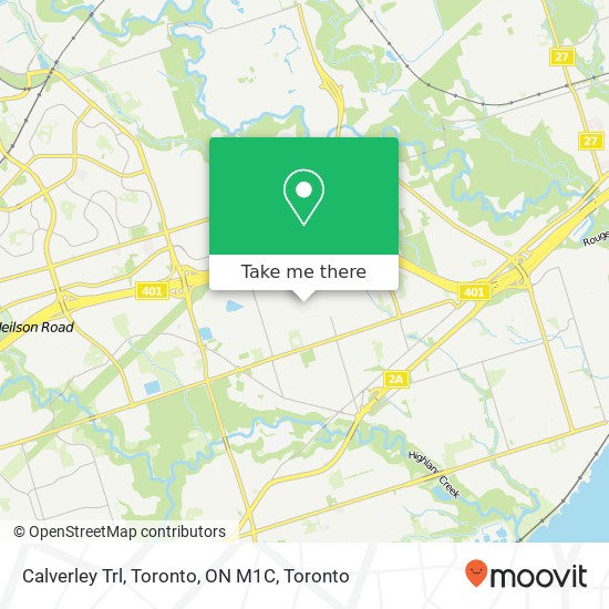 Calverley Trl, Toronto, ON M1C plan
