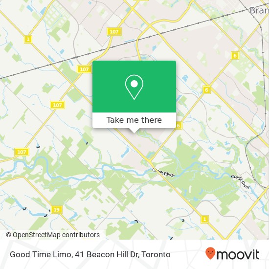 Good Time Limo, 41 Beacon Hill Dr map
