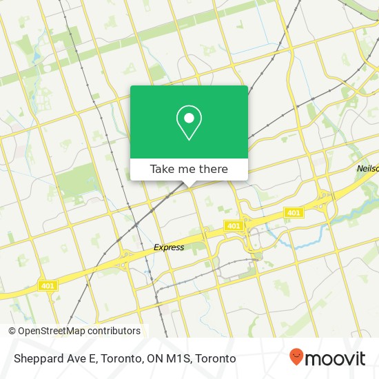 Sheppard Ave E, Toronto, ON M1S map