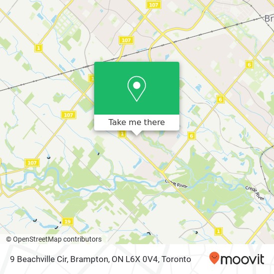 9 Beachville Cir, Brampton, ON L6X 0V4 plan