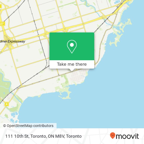 111 10th St, Toronto, ON M8V map