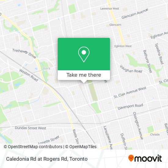 Caledonia Rd at Rogers Rd map