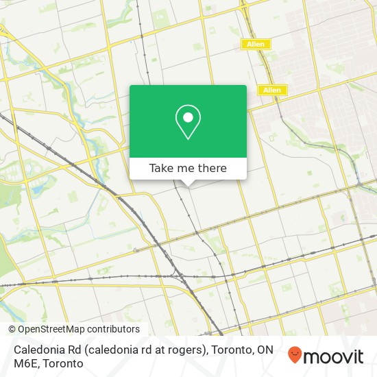 Caledonia Rd (caledonia rd at rogers), Toronto, ON M6E map