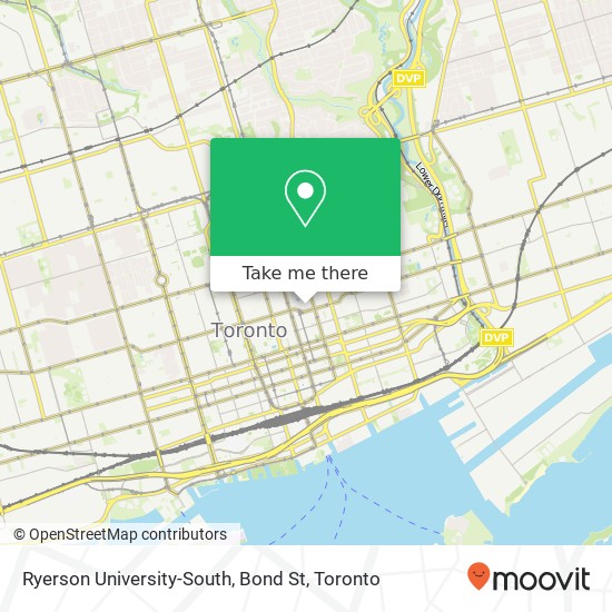 Ryerson University-South, Bond St plan