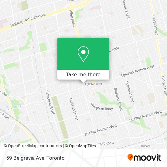 59 Belgravia Ave map