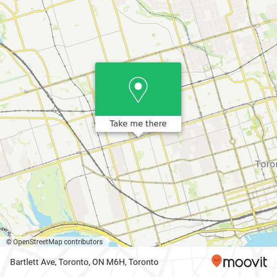 Bartlett Ave, Toronto, ON M6H map