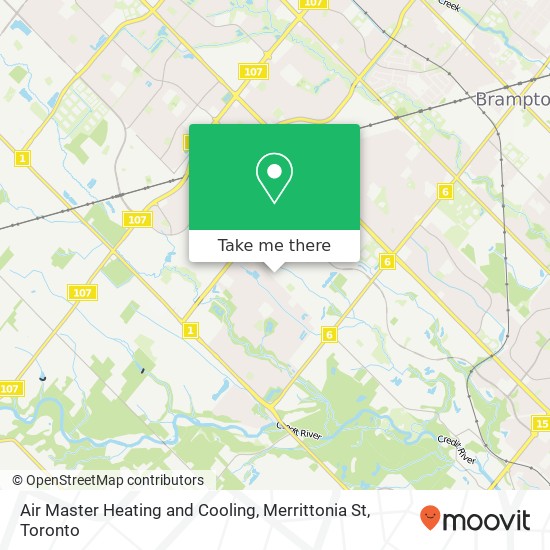 Air Master Heating and Cooling, Merrittonia St map