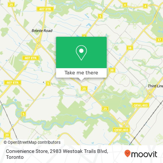 Convenience Store, 2983 Westoak Trails Blvd map