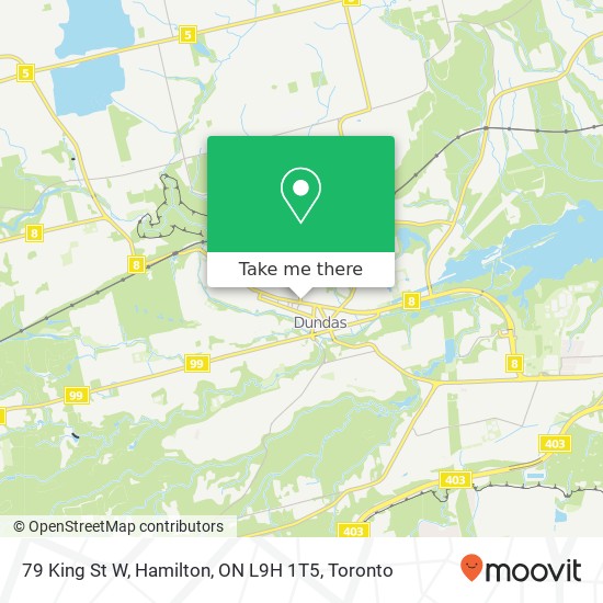 79 King St W, Hamilton, ON L9H 1T5 map