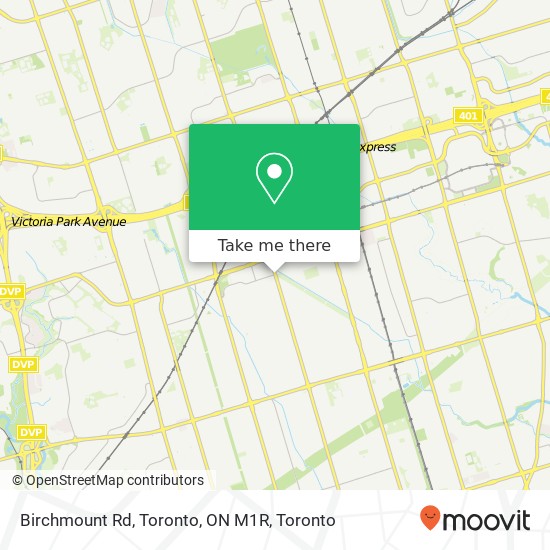 Birchmount Rd, Toronto, ON M1R plan