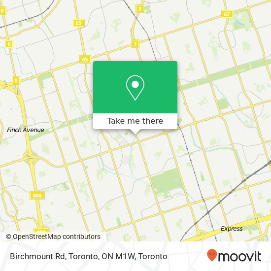 Birchmount Rd, Toronto, ON M1W plan