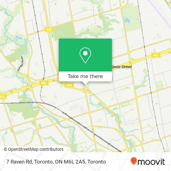 7 Raven Rd, Toronto, ON M6L 2A5 map