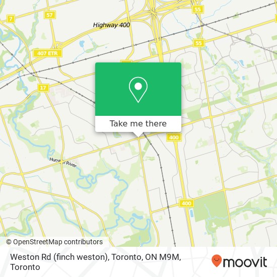 Weston Rd (finch weston), Toronto, ON M9M plan