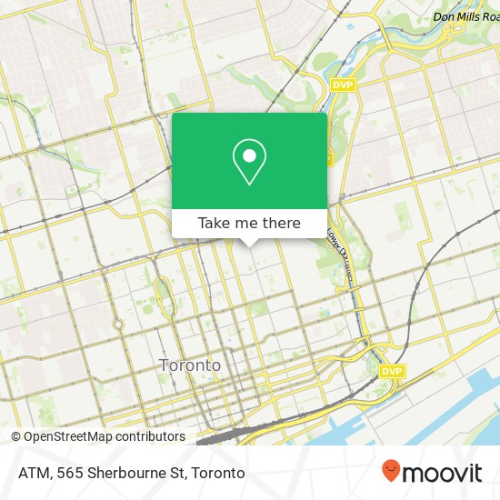 ATM, 565 Sherbourne St map