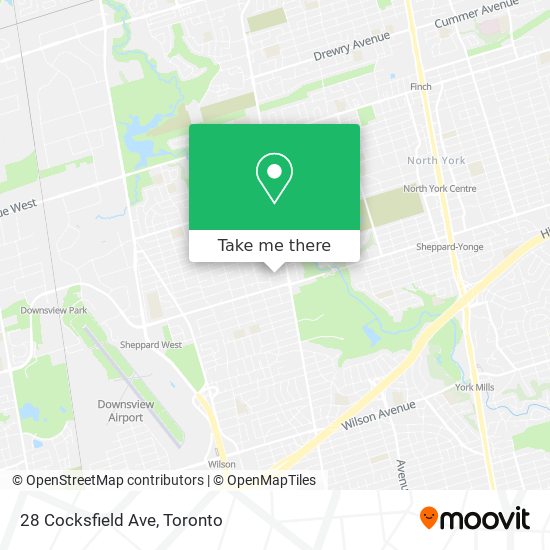 28 Cocksfield Ave map