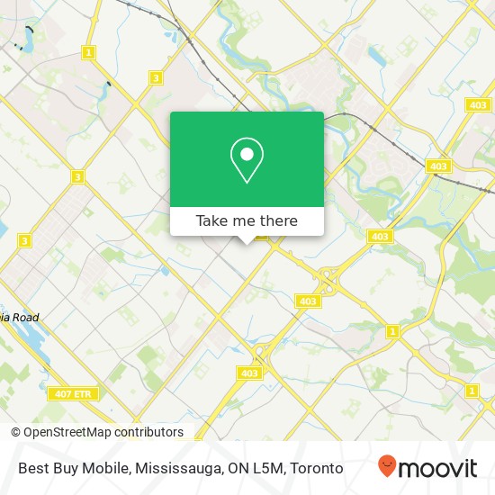 Best Buy Mobile, Mississauga, ON L5M map
