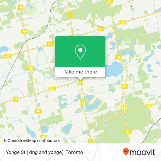 Yonge St (king and yonge), Richmond Hill, ON L4E map