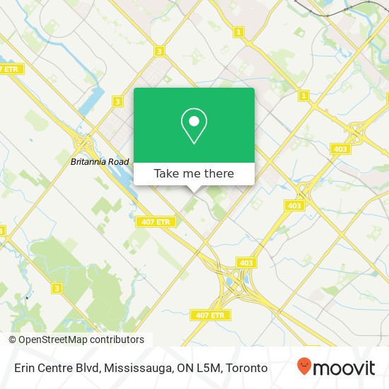 Erin Centre Blvd, Mississauga, ON L5M plan