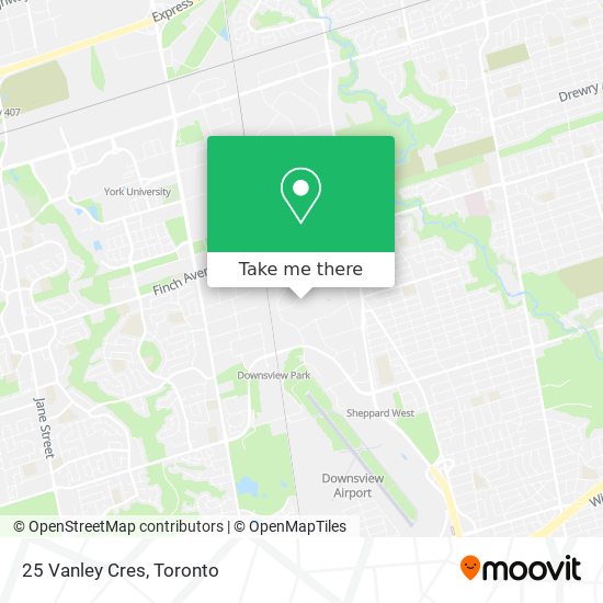 25 Vanley Cres map