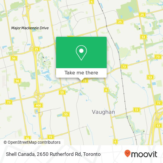 Shell Canada, 2650 Rutherford Rd plan