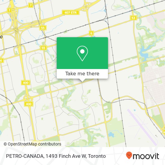 PETRO-CANADA, 1493 Finch Ave W plan