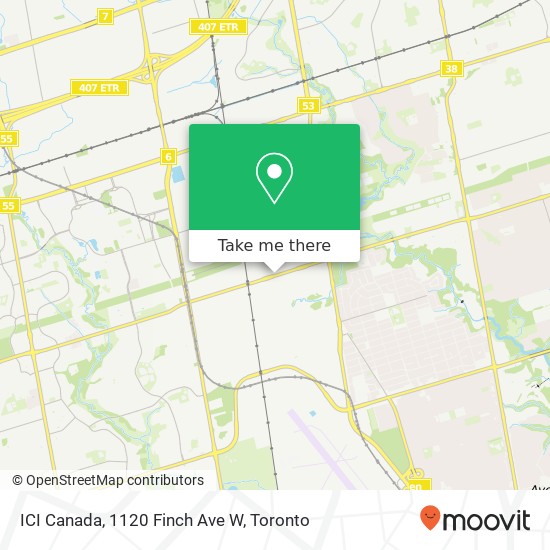 ICI Canada, 1120 Finch Ave W map
