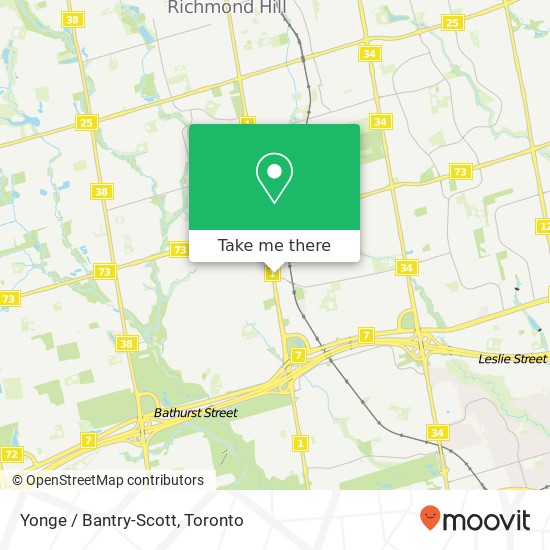 Yonge / Bantry-Scott map