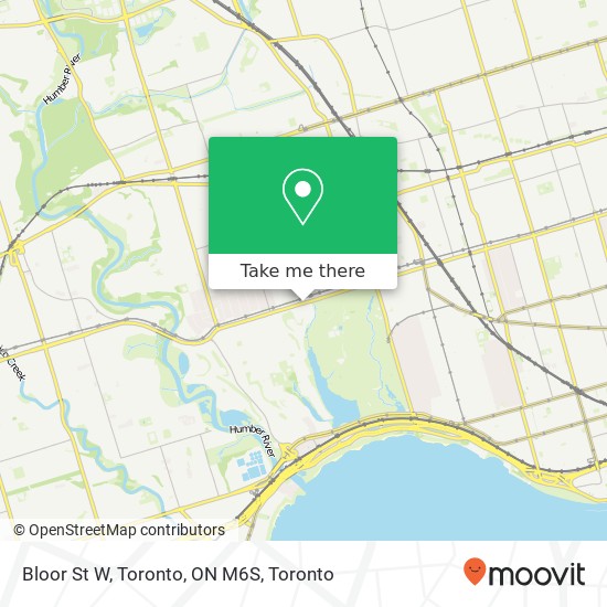 Bloor St W, Toronto, ON M6S plan