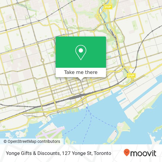 Yonge Gifts & Discounts, 127 Yonge St plan