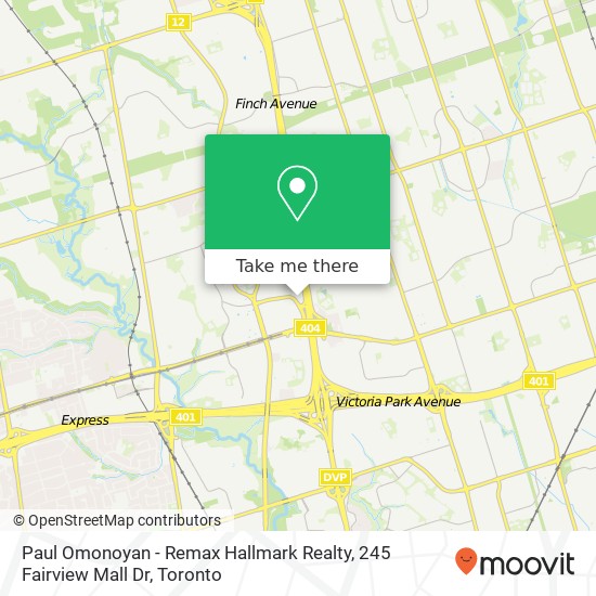 Paul Omonoyan - Remax Hallmark Realty, 245 Fairview Mall Dr map