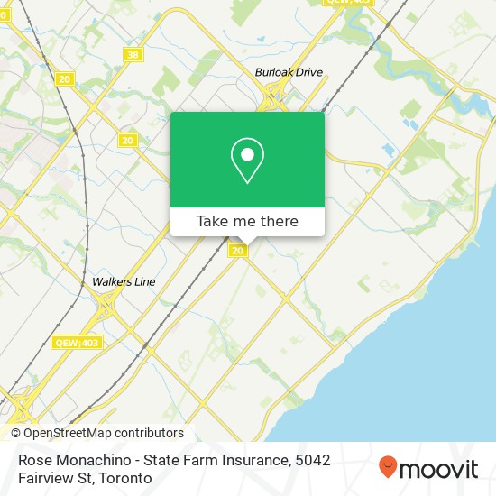 Rose Monachino - State Farm Insurance, 5042 Fairview St map