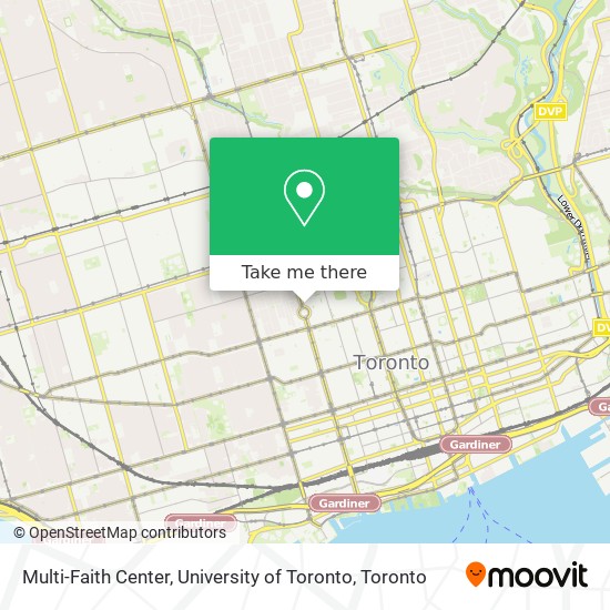 Multi-Faith Center, University of Toronto plan