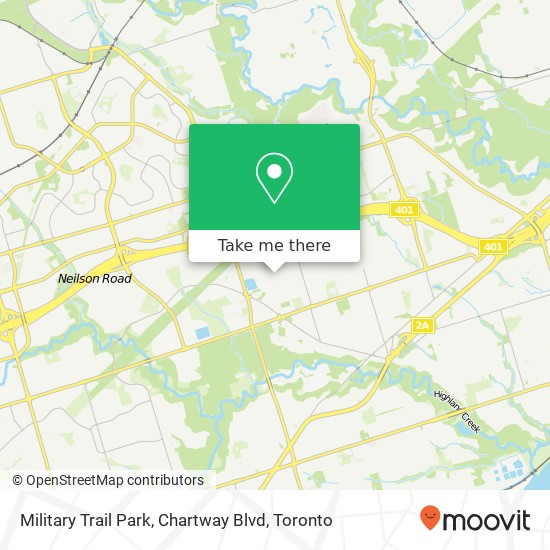 Military Trail Park, Chartway Blvd map